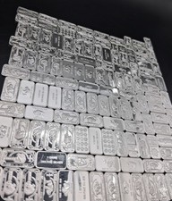 (50x) Pure .999 Fine Silver Bar Premium Rare New Bullion Estate Lot Designs ✨️ 