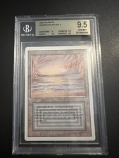Underground Sea Magic The Gathering Card BGS 9.5 Revised Unlimited Slab Error