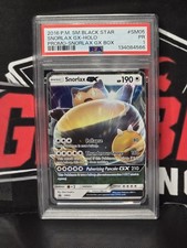 2016 POKEMON SM BLACK STAR PROMO SNORLAX GX BOX #SM05 SNORLAX GX-HOLO PSA 1 POOR