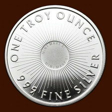1 oz 0.999 Pure Silver Coin Sunshine Mint - 1d Shipping