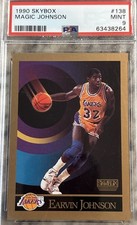 MAGIC JOHNSON 1990 Skybox #138 PSA 9 MINT