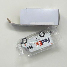 FedEx Express 1:64 Diecast Step Delivery Van Truck Model, White/Purple/Orange