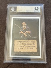 1993 MAGIC:  THE GATHERING UNLIMITED COMMON WEAKNESS BGS 9.5