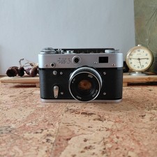FED-3 35mm Rangefinder Camera Industar-61 52mm f/2.8 USSR Fully Working