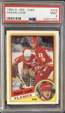 Hakan Loob 1984 OPC #229 Rookie Card PSA 9 Calgary Flames Legend