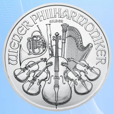2026 1 oz Austria Philharmonic .999 Silver BU Coin-with capsule