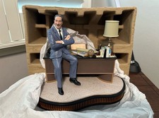 Walt Disney Talking Figure - Disneyland 70th Anniversary (Minor Crack On Lamp)