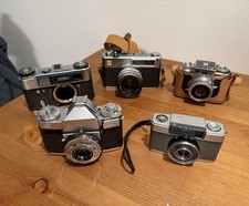 Lot Of Vintage 35mm Film Cameras, Various Conditions