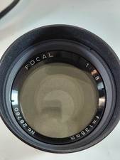 Focal 135mm f/2.8 Prime Telephoto Lens for Vintage SLR Cameras w/ Case Japan