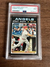 2020 Topps Heritage - Albert Pujols #78 PSA 9