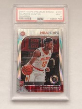 2019 Hoops Premium Stock Shimmer De'Andre Hunter #202 PSA 9