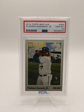 2019 Topps Heritage High Number Vladimir Guerrero Jr. #504 PSA 10