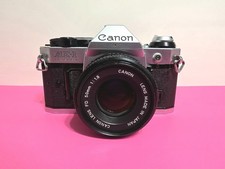 Canon AE-1 Program 35mm SLR Film Camera W/50mm 1:1.8 Lens Film Tested & Working!