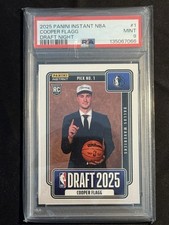 2025 Panini Instant Draft Cooper Flagg Draft Night Mint PSA 9
