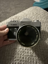 Vintage Canon Pellix QL 35mm Film Camera W/ Canon FL 1:3.5 50mm Lens
