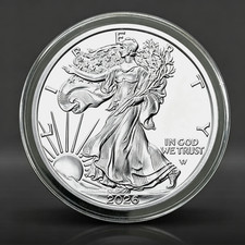 2026 American Silver Eagle Coin 0.999 Silver Round 1 oz