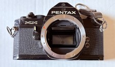 Vintage Pentax MX SLR Film Camera Body Black FOR PARTS/NOT WORKING