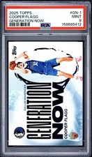 2025 Topps Generation Now Cooper Flagg #GN-1 RC Rookie PSA 9 MINT MAVS (QTY)