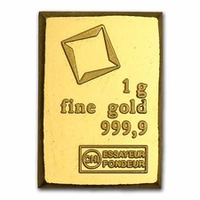 Valcambi 1 Gram .9999 Gold Bar  ~ Premium Swiss Gold