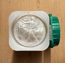 1986-2026 Roll 20 1 Troy oz .999 Fine Silver American Eagle $1 Coin BU