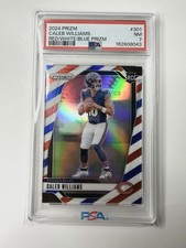 2024 Panini Prizm Caleb Williams #301 Red White Blue Prizm Psa 7 RC