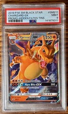 2019 Pokemon Hidden Fates Charizard GX Black Star Promo #SM211 PSA 9
