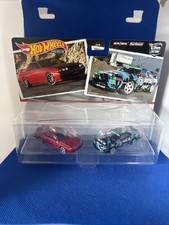 Hot Wheels Premium 1:64 Nissan Skyline GT R BNR32 HKS Car- 2-Pack New Sealed