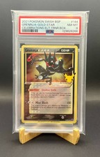 2021 Pokemon Greninja Gold Star SWSH144 Celebrations ETB Promo PSA 8 NM-MT