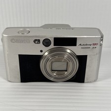 Canon Autoboy 120 Point & Shoot 35mm Film Camera 38-120mm- Missing Battery Cover