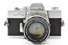 [Near MINT] Minolta SRT101 35mm Film Camera w/ MC Rokkor-PF 50mm F1.7 From JAPAN