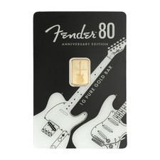 PAMP Suisse 1 Gram Fine Gold Bar - Fender 80th Anniversary - Special Edition