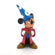 Official Disney Fantasia SORCEROR MICKEY 5.4" Figurine "Earmarked Program" RARE
