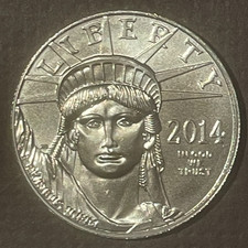 2014 American Eagle PLATINUM $100 GEM Coin 1 oz bullion Uncirculated * 09494