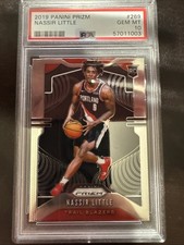 2019 Prizm #269 Nassir Little Blazers RC Rookie PSA 10 GEM MINT