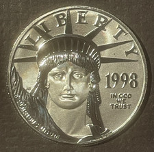 1998 American Eagle PLATINUM $100 GEM Coin 1 oz bullion Uncirculated * 09311