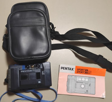 Pentax Sport 35 35mm Point & Shoot Film Camera Battery Tested w/Case PLS READ