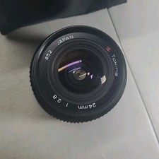 *MINT* Vintage Tokina 24mm 1:2.8 Camera Lens Manual w/ Caps for Nikon F Mount