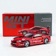 Mini GT 1/64 Toyota Supra (A80) TOP SECRET GT-300 Red Chrome