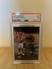 2024 Panini Illusions - Jayden Daniels #93 (RC) Commanders Rookie QB - PSA 7