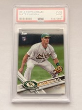 Matt Chapman 2017 Topps Update Rookie RC #US4 PSA 9 MINT Atlanta Braves