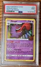 2022 Pokemon SWSH Trick or Trade Gengar Holo #057 PSA 9