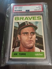 1964 Topps Joe Torre #70 Graded PSA 2.5 Rookie Baseball Card