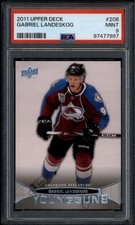 2011-12 Upper Deck 208 Gabriel Landeskog Rookie RC YG Young Guns PSA 9 MINT