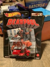 💥NEW HOT WHEELS 1:64 PREMIUM "DEADPOOL SCOOTER" MARVEL 30 YEARS🔥🔥