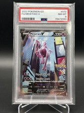 2022 POKEMON GO #072 FULL ART/MEWTWO V PSA 8