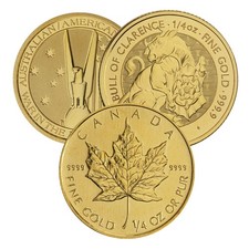 1/4 oz Gold Coin (Random Year, Varied Condition, Any Mint)