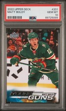 Matt Boldy 2022-23 Upper Deck Young Guns #201 PSA 10