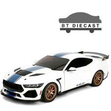 JADA PINK SLIPS FORD MUSTANG SHELBY SUPER SNAKE 1/18 DIECAST WHITE 36470