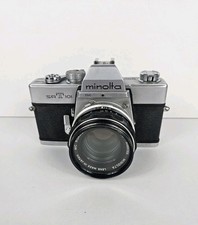 Minolta SRT 101 35mm Film Camera With MC Rokkor-PF 1:17 F=55mm Lens Working 