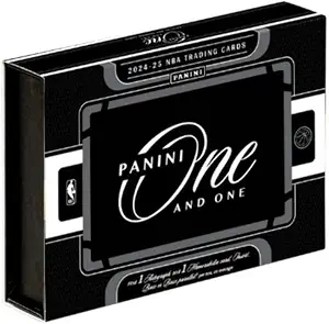 2024/25 Panini One and One Basketball Hobby Trading Card Box (1 Autograph Card Per Box)